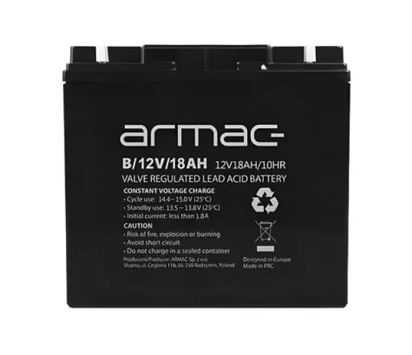 Armac AGM 12V/18Ah / Akumulátor / VRLA / bezúdržbový (B/12V/18AH)