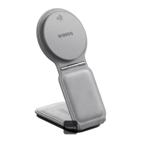 Baseus PrimeTrip C02 Magnetický držiak do auta s bezdrôtovým nabíjaním šedá (C40169003831-00)