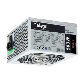 Akyga AK-B1-500 Basic šedá / Zdroj / 500 W / ATX 2.31 / 80+ (AK-B1-500)