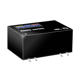 RECOM RSH2-2412S/H3 DC / DC menič napätia 24 V 12 V 0.167 A 2 W Počet výstupov: 1 x; RSH2-2412S/H3