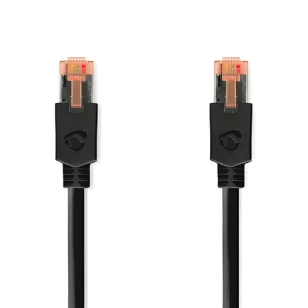 Nedis CAT6 antracitová / Sieťový kábel / F/UTP / RJ45 - RJ45 / 5 m / LSZH (CCBW85210AT50)