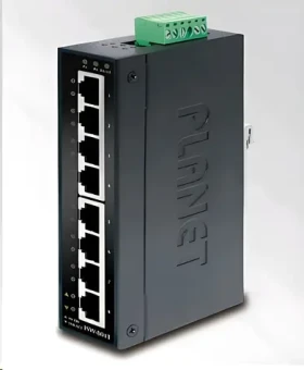 Planet IGS-801T / Switch priemyselný / 8x 1Gb RJ-45 / Unmanaged / DIN / IP30 / -40 až 75 °C (IGS-801T)