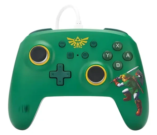 PowerA Drôtový ovládač Hyrule Defender / Herný ovládač / Nintendo Switch / drôtový, USB (NSGP0199-01)