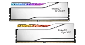 G.Skill Trident Z5 Royal NEO RGB 48GB (2x24GB) 8000Mhz strieborná / CL40-48-48-128 / DIMM / Non-ECC / EXPO (F5-8000J4048G24GX2-TR5NS)
