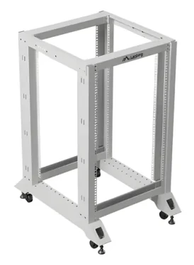 Lanberg Open Rack 18U sivá / Otvorený rack / 19" / 600 x 800 mm / nosnosť 600 kg (OR01-6818-S)