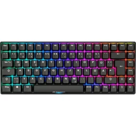 Sharkoon Skiller SGK50 S3 PBT čierna / herná klávesnica / mechanická / Gateron G Pro 3.0 Yellow / USB / 1.5m / DE (4044951040964)