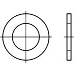 Podložka 6.4 mm 11 mm Ušlechtilá ocel V4A A4 100 ks TOOLCRAFT TO-6854757; TO-6854757