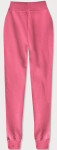 Ružové teplákové nohavice (CK01-58) odstíny růžové M (38)