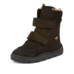 Dievčenská zimná barefoot obuv ZERU TEX WINTER Black, Froddo, G3160240-7, čierna - 38