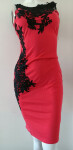 Dámske šaty 9103 black-red - Koucla S/L