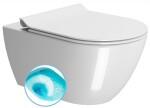 GSI - PURA závesná WC misa, Swirlflush, 36x55cm, biela ExtraGlaze 881511