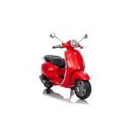Mamido Detský elektrický skúter Vespa ROMA červený