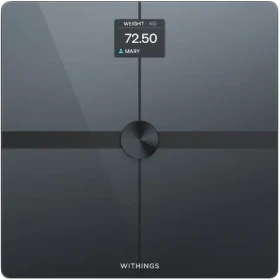 Withings Body SMART čierna / Múdra osobná váha / nosnosť 200kg / Bluetooth / WiFi (WBS13-Black-All)