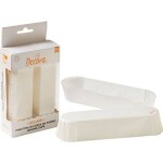 Papierové košíčky na eclair 135x33x28mm biele 60 ks - Wilton - Decora - Decora