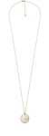 Fossil Dlhý pozlátený náhrdelník Classic Mother of Pearl JF04864710