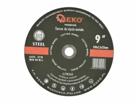 GEKO G78243 / Rezný kotúč na kov / 230 x 2.5 x 22.2 mm (G78243)