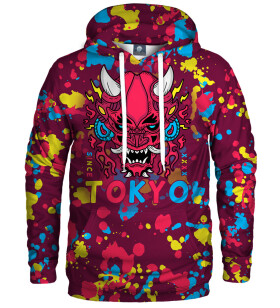 Aloha From Deer Tokyo Oni Blast Mikina kapucňou HK AFD935 Pink