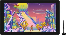 Huion Kamvas 24 PLUS GS2402 čierna / Grafický tablet / 23.8" displej / 526.85 x 296.35 mm / 5080 LPI / 8192 úrovní tlaku (GS2402)