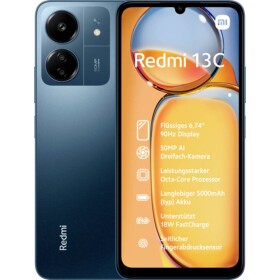 XIAOMI Redmi 13C 4+128GB modrá / EU distribúcia / 6.74 / 128GB / Android 13 (6941812753651)