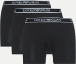 Pánske boxerky 3Pack 111473 4R717 Black Emporio Armani