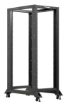Lanberg Open Rack 32U čierny / Otvorený rack / 19" / 600 x 1000 mm / Nosnosť 600 kg (OR01-6032-B)
