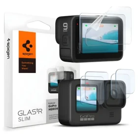 Spigen Glass.tR Slim / Tvrdené sklo + fólia / 2-set / GoPro Hero 9 / 10 / 11 / 12 (AGL03045)