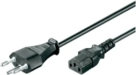 Goobay 93617 IEC prepojovací kábel 2 m čierna (4040849936173)