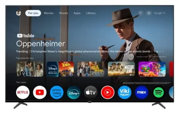 70" Sharp 70GL4260E čierna / Televízia / LED / 4K UHD / Google TV / Dolby Vision / HDMI x4 (70GL4260E)