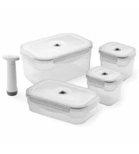 Compactor Aspi Fresh - 4 dielny / Set plastových vákuovacích dóz na potraviny (ACC926)