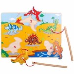 Bigjigs Toys Drevené chytanie dinosaurov