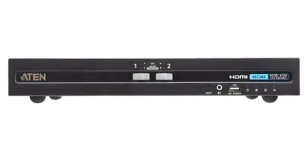 Aten 2- Port USB 4K HDMI Secure / KVM prepínač / 2 porty / 4K HDMI / USB (CS1182H4C-AT-G)
