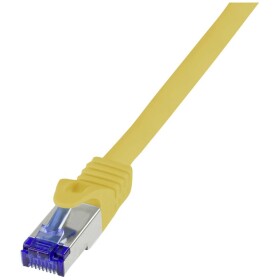 LogiLink C6A107S RJ45 USB kábel CAT 6A S/FTP 15.00 m žltá 1 ks; C6A107S