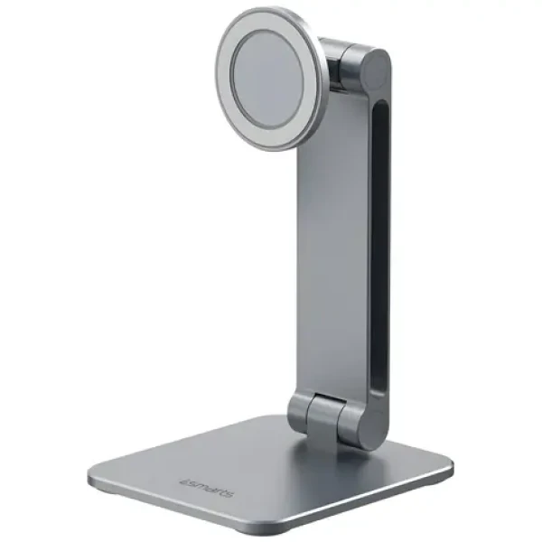 4smarts ErgoPro Desk Stand šedá / Držiak / Magnetický / MagSafe / Skladací / Hliníkový (541855)