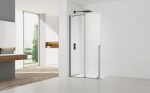 Sprchová zástena walk-in 120 cm SAT Xmotion PVD Gun metal SATBWIXM120GM SATBWIXM120GM