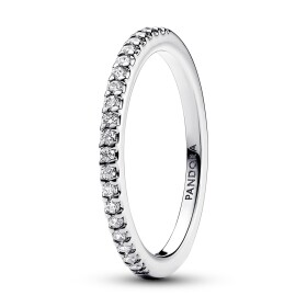 Pandora Elegantný strieborný prsteň Timeless 192999C01 52 mm