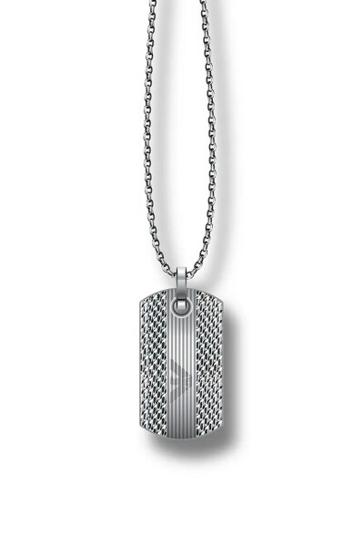 Emporio Armani Pánsky náhrdelník z ocele Eagle Logo EGS3149040