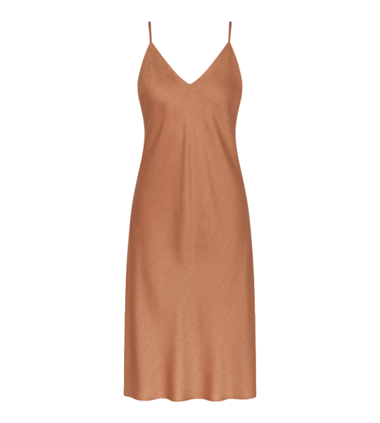 Dámska nočná košeľa Silky Sensuality J NDW 01 X - BROWN - svetlohnedá 6403 - TRIUMPH BROWN 40