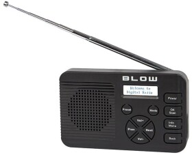 Blow Radio kuchenne FM/DAB+ BLOW RK4 BT čierne