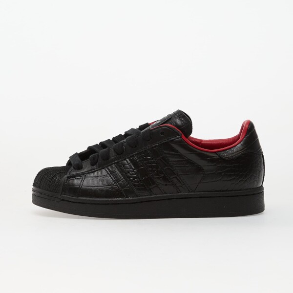 Tenisky adidas Superstar II Core Black/ Core Black/ Better Scarlet EUR 37 1/3