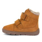 Detská zimná barefoot obuv ZERU TEX FURRY Cognac, Froddo, G2110149-2, hnedá - 21