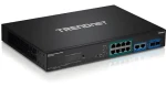 Trendnet SMART Surveillance switch 12- Port PoE+ / Switch / 8x Gigabit PoE+ / 2x SFP / 110 W / Managed (TPE-3012LS)