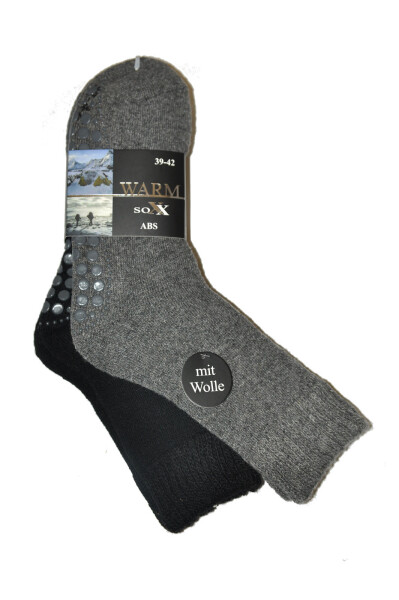 WiK ponožky 21463 Warm Sox ABS A'2 39-46 tmavě modrá 43-46