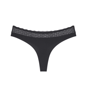 Dámske tangá Feel of Modal String 2P - BLACK - black 0004 - TRIUMPH BLACK L