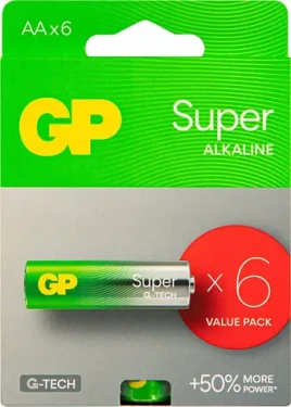 Blow Super / Ceruzková batéria AA (LR6) / alkalická / 6 ks (15A21-SBV6)