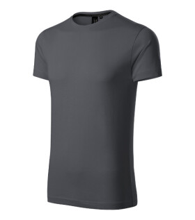 Exkluzívne pánske tričko light anthracite L