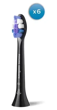 Philips Sonicare Sensitive HX6056/88 čierna / Náhradná hlavica / 6 ks (HX6056/88)