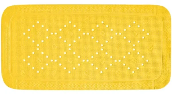 Spirella ALASKA protišmyková podložka do vane žltá / PVC / 91 x 36 cm