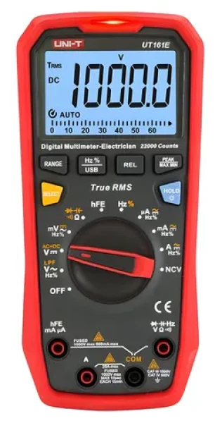 UNI-T UT161E / Multimeter / True RMS / 1000 V / 20 A / CAT III 1000V (UT161E)