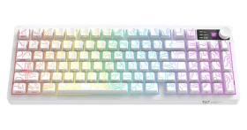 Onikuma MT902 biela / Herná klávesnica / Bezdrôtová / 2,4 GHz / USB-C / RGB (MT902 (White))