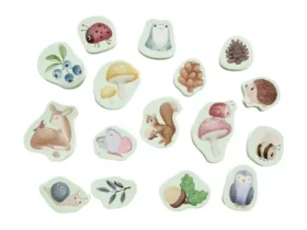 Little Dutch Penové samolepky Forest Friends